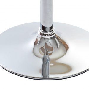 Taburete Nogal Ajustable Cromado estilo Nórdico Moderno - Imagen 9