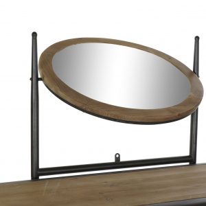 Tocador Home Deco Abeto Metal Negro - Imagen 2