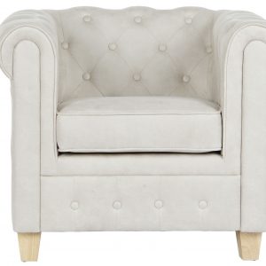 Butaca Sillón Poliéster Madera, Marrón Oscuro estilo Vintage Retro - Imagen 5