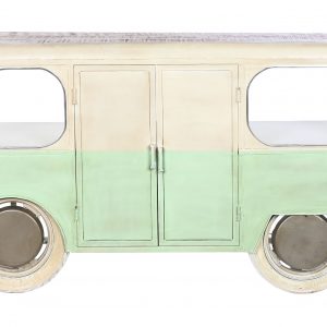 Buffet Metal y Madera Furgoneta Flower Power - Imagen 10