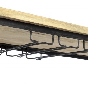 Exclusivo Botellero Moto Metal Madera Mango Negro, estilo Loft - Imagen 8