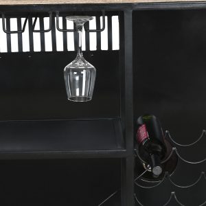 Mueble Bar Armario Botellero Mango Hierro, Furgoneta Vintage Retro - Imagen 10