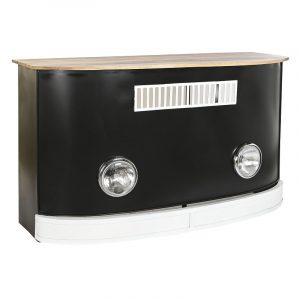 Mueble Bar Armario Botellero Mango Hierro, Furgoneta Vintage Retro - Imagen 1