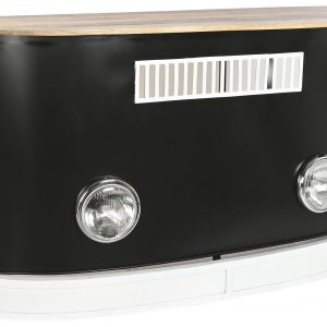 Mueble Bar Armario Botellero Mango Hierro, Furgoneta Vintage Retro - Imagen 11