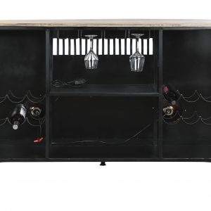 Mueble Bar Armario Botellero Mango Hierro, Furgoneta Vintage Retro - Imagen 9