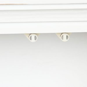 Mueble TV Abeto Madera MDF, Blanco Natural, 4 Puertas, ambiente Alpino - Imagen 9