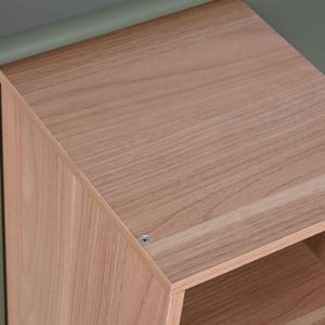 Buffet Aparador Mueble TV Madera MDF, 3 Cajones 2 Puertas, estilo Scandi Urban - Imagen 21