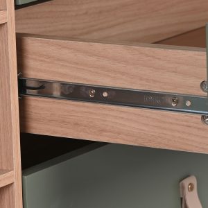 Buffet Aparador Mueble TV Madera MDF, 3 Cajones 2 Puertas, estilo Scandi Urban - Imagen 13