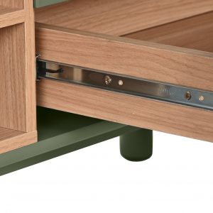 Mueble TV Madera MDF PU, 2 Cajones 1 Puertas, estilo Scandi Urban - Imagen 17