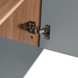 Buffet Aparador Mueble TV Madera MDF, 3 Cajones 2 Puertas, estilo Scandi Urban - Imagen 12