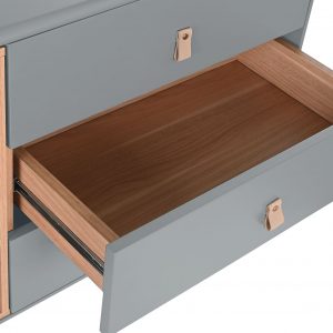 Buffet Aparador Mueble TV Madera MDF, 3 Cajones 2 Puertas, estilo Scandi Urban - Imagen 16