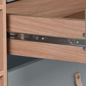 Buffet Aparador Mueble TV Madera MDF, 3 Cajones 2 Puertas, estilo Scandi Urban - Imagen 14