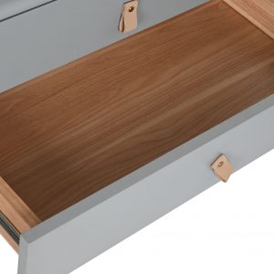 Mueble TV Madera MDF PU, 2 Cajones 1 Puertas, estilo Scandi Urban - Imagen 15