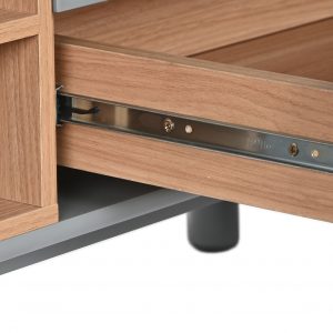 Mueble TV Madera MDF PU, 2 Cajones 1 Puertas, estilo Scandi Urban - Imagen 18