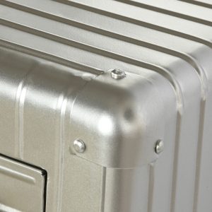 Aparador Plateado Diseño Metal Madera MDF, Vintage Retro - Imagen 6