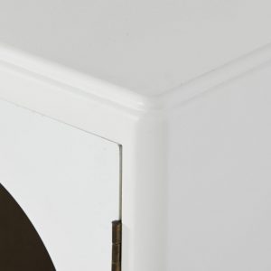 Mueble TV Madera Paulownia, Puertas Cristal, estilo Scandi Nordico - Imagen 6