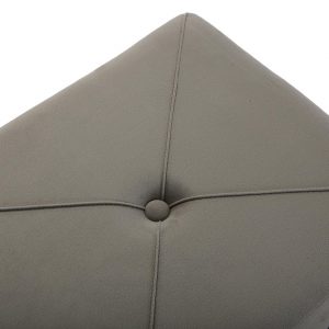 Banco Banquete Taburete, Pie de Cama Baul, Acabado Terciopelo - Imagen 11