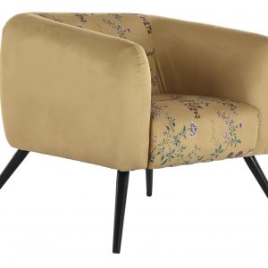 Sillón Flores Poliéster Estilo Shabby Chic, Metal Distintos Colores - Imagen 8