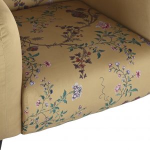 Sillón Flores Poliéster Estilo Shabby Chic, Metal Distintos Colores - Imagen 9