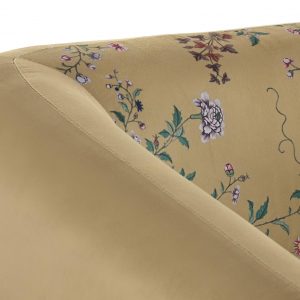 Sillón Flores Poliéster Estilo Shabby Chic, Metal Distintos Colores - Imagen 11