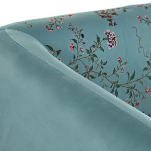 Sillón Flores Poliéster Estilo Shabby Chic, Metal Distintos Colores - Imagen 10