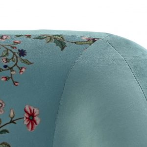 Sillón Flores Poliéster Estilo Shabby Chic, Metal Distintos Colores - Imagen 15