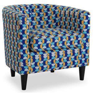 Sillon Butaca Orejera estilo Vintage y Clasico Moderno Colorido - Imagen 1