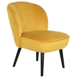 Butaca Sillón Poliéster Madera, Terciopelo - Imagen 2