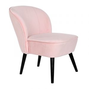 Butaca Sillón Poliéster Madera, Terciopelo - Imagen 1