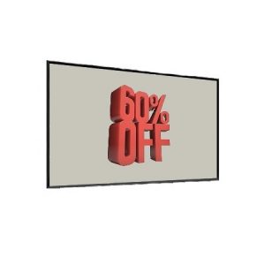 ACOUSTIC, Pantalla de proyección con marco, Formato 16:9 EH-SLIM AC - Imagen 1