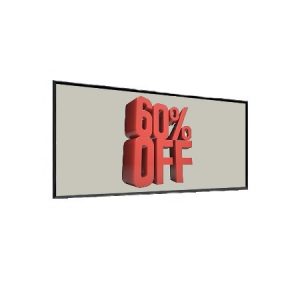 ACOUSTIC, Pantalla de proyección con marco, Formato 21:9 EH-SLIM AC - Imagen 1