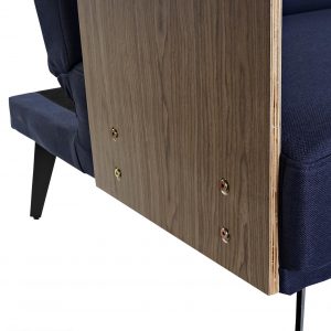 Sofá Cama Tapizado Poliéster, Fabricado en Madera Eucalipto Metal, Scandi - Imagen 36
