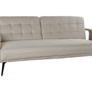 Sofá Cama Tapizado Poliéster, Fabricado en Madera Eucalipto Metal, Scandi - Imagen 9