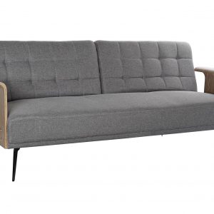 Sofá Cama Tapizado Poliéster, Fabricado en Madera Eucalipto Metal, Scandi - Imagen 11