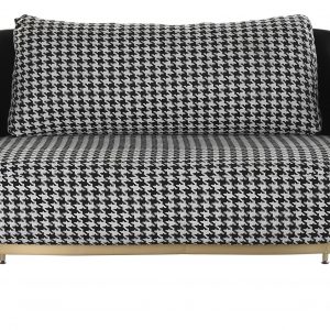 Elegante Moderno Sofá 2 Plazas Pata de Gallo, estilo Glam - Imagen 2