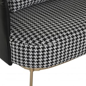 Elegante Moderno Sofá 2 Plazas Pata de Gallo, estilo Glam - Imagen 5