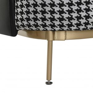 Elegante Moderno Sofá 2 Plazas Pata de Gallo, estilo Glam - Imagen 6