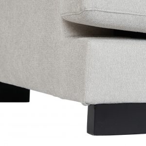 Sofá 3 Plazas Poliéster Madera, Crema & Gris estilo Moderno - Imagen 15