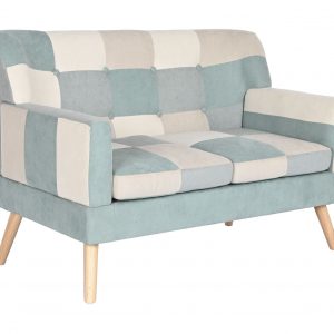 Elegante Moderno Sofá 2 Plazas Estilo Scandi nórdico, Lino y Hevea - Imagen 7