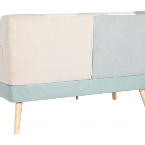 Elegante Moderno Sofá 2 Plazas Estilo Scandi nórdico, Lino y Hevea - Imagen 8