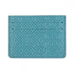 Tarjetero Slim de Piel, Grabado Arabes, Garnata, distintos colores - Imagen 3