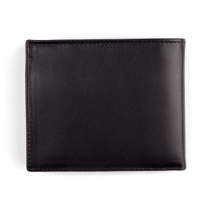 Cartera Billetera, Americano Monedas, de Piel Liso color Negro - Imagen 5