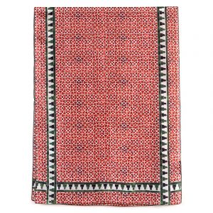 Pañuelo Foulard de Seda Rojo, Alcazaba Mujer y Hombre 180 x 65 - Imagen 3