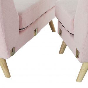 Sofá Chaise Longue Rubberwood 3 Plazas Poliéster PP, estilo Moderno Scandy - Imagen 26