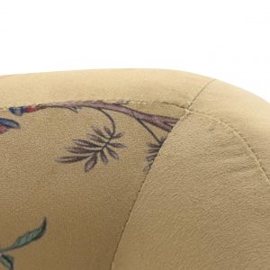 Sofá Poliester y Metal, Amarillo estampado Flores estilo Shabby Chic - Imagen 5