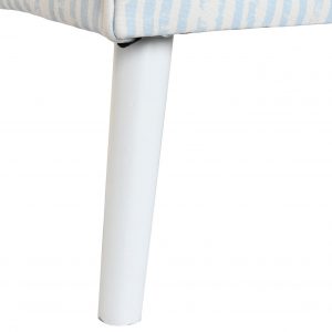 Sofá Poliéster Metal, estilo Mediterráneo, Azul Celeste Rayas - Imagen 7