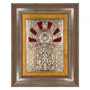 Cuadro Decorativo Artesanal, Piel Arco Tapiz Medina Azahara - Imagen 1