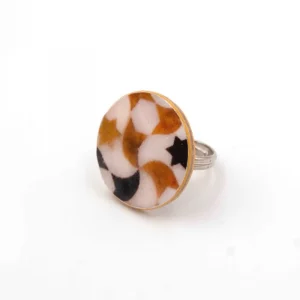 Anillo Plata Esterlina, Mosaicos Alhambra, Ajustable, Hecho a Mano - Imagen 1