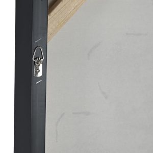 Cuadro Lienzo, Árbol Pintado a Mano, Gris Dorado, Ambiente Cottage 100 x 3,5 x 150 - Imagen 5