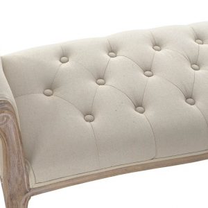 Descalzadora, Madera Rubberwood, Color Natural, Diseño Vintage Tradicional - Imagen 2